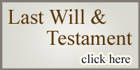 Last Will & Testament